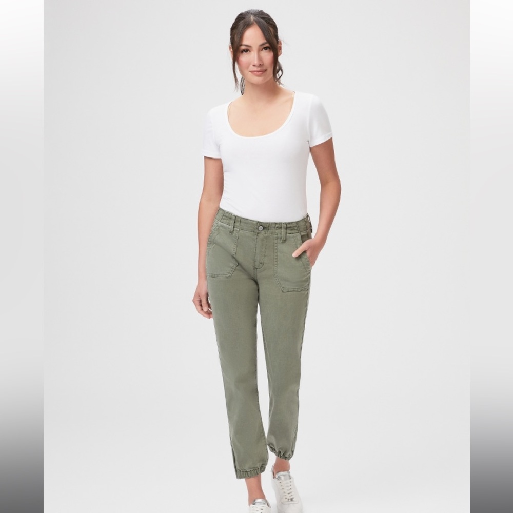 Paige Mayslie Jogger - Vintage Ivy Green